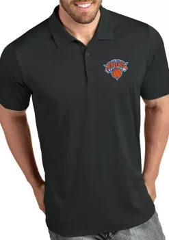 Flash Sale ⭐ NBA New York Knicks Men's Tribute Polo 👕 Shirt by Antigua® 🌟 -Deals Antigua® Store Belk 1017