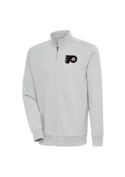 Budget 😀 NHL Philadelphia Flyers Men's Action Jacket by Antigua® 🥰 -Deals Antigua® Store Belk 10292