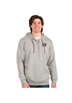 Brand new 👏 NHL Columbus Blue Jackets Men's Action Quarter Zip Hood by Antigua® ❤️