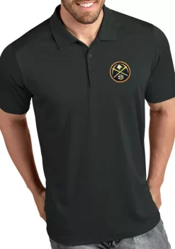 Coupon 🎁 NBA Denver Nuggets Men's Tribute Polo 👕 Shirt by Antigua® ⭐ -Deals Antigua® Store Belk 10311
