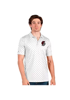 Flash Sale 🥰 Portland Trail Blazers NBA Portland Trailblazers Men's Spark Polo by Antigua® 👏 -Deals Antigua® Store Belk 10345