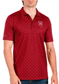 Wholesale 💯 NCAA Harvard Crimson Mens Spark Polo by Antigua® 🎁 -Deals Antigua® Store Belk 10640