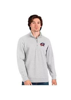 Best deal 🎁 NHL Columbus Blue Jackets Men's Action Quarter Zip Pullover by Antigua® ⌛