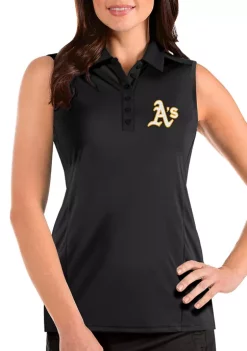 Deals 😉 Women's MLB Oakland A's Sleeveless Tribute Top by Antigua® ❤️