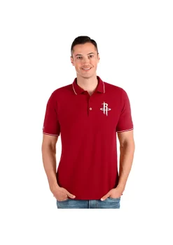 Hot Sale 💯 NBA Houston Rockets Men's Affluent Polo by Antigua® 😍 -Deals Antigua® Store Belk 10906