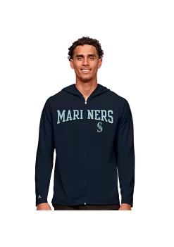 Coupon ❤️ MLB Seattle Mariners Men's Legacy Zip Hood by Antigua® ⌛