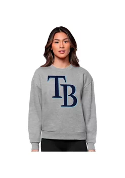 Hot Sale 👏 MLB Tampa Bay Rays 👩 Women's Victory Crew by Antigua® ⌛
