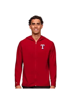 New 🤩 MLB Texas Rangers Men's Legacy Zip Hood by Antigua® 🔥