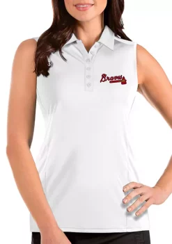 Deals 💯 Women's MLB Atlanta Braves Sleeveless Tribute Top by Antigua® ✔️