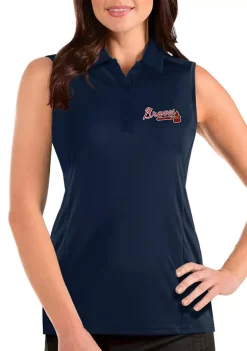 Deals 💯 Women's MLB Atlanta Braves Sleeveless Tribute Top by Antigua® ✔️ -Deals Antigua® Store Belk 1169