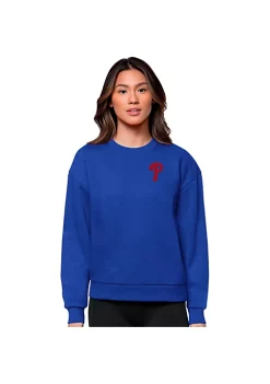 Top 10 ❤️ MLB Philadelphia Phillies 👩 Women's Victory Crew by Antigua® 👏 -Deals Antigua® Store Belk 11694