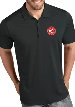 New 🧨 NBA Atlanta Hawks Men's Tribute Polo 👚 Shirt by Antigua® ❤️ -Deals Antigua® Store Belk 1178