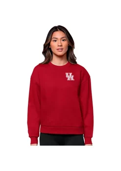 Top 10 💯 NCAA Houston Cougars Victory Crew Pullover by Antigua® ✔️