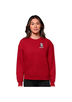 Cheap 🌟 NCAA South Dakota Coyotes Victory Crew Pullover by Antigua® 🤩