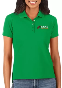 Outlet 👏 NCAA Florida A&M University Legacy Pique Polo by Antigua® ✨ -Deals Antigua® Store Belk 1210