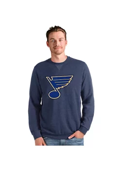 Best Pirce 🥰 NHL St Louis Blues Men's Reward Crew by Antigua® 🔔