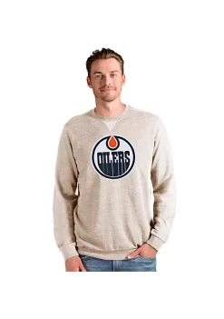 Deals ⌛ NHL Edmonton Oilers Men's Reward Crew by Antigua® ✔️ -Deals Antigua® Store Belk 12403