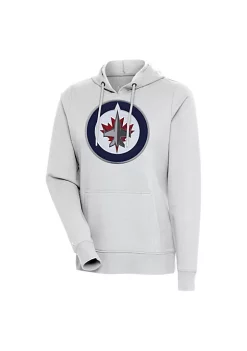 Promo 💯 NHL Winnipeg Jets 👩 Women's Action Pullover by Antigua® 😍 -Deals Antigua® Store Belk 12516
