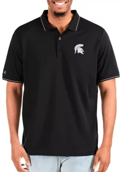 Budget 🧨 NCAA Michigan State Spartans Mens Affluent Tall Polo by Antigua® 😉 -Deals Antigua® Store Belk 12570