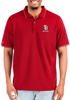 Cheapest ❤️ NCAA South Dakota Coyotes Mens Affluent Tall Polo by Antigua® 😉 -Deals Antigua® Store Belk 12763