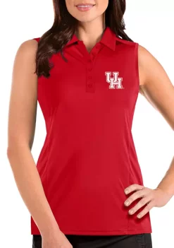 Budget 😉 Women's NCAA Houston Cougars Sleeveless Tribute Top by Antigua® 🔔 -Deals Antigua® Store Belk 1278