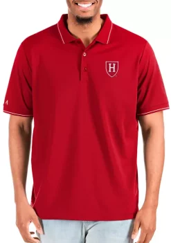 Wholesale 👏 NCAA Harvard Crimson Mens Affluent Tall Polo by Antigua® 🧨