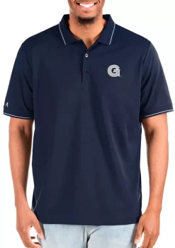Coupon 😀 NCAA Georgetown Hoyas Mens Affluent Tall Polo by Antigua® ✨ -Deals Antigua® Store Belk 12909