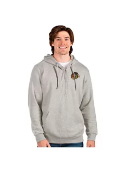 Coupon 😉 NHL Chicago Blackhawks Men's Action Quarter Zip Hood by Antigua® 😀