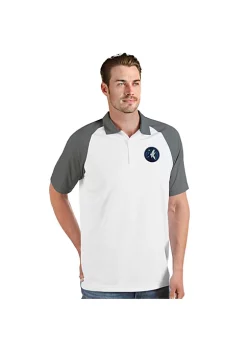 Outlet 🎁 NBA Minnesota Timberwolves Men's Nova Polo by Antigua® ⭐ -Deals Antigua® Store Belk 13069