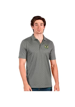Wholesale 😍 NBA Milwaukee Bucks Men's Spark Polo by Antigua® 🎁 -Deals Antigua® Store Belk 13175