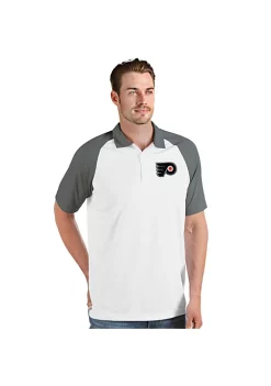 Outlet 🌟 NHL Philadelphia Flyers Men's Nova Polo by Antigua® 🎉 -Deals Antigua® Store Belk 13299