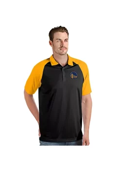 Best deal 🛒 NBA Golden State Warriors Men's Nova Polo by Antigua® ⭐ -Deals Antigua® Store Belk 13323