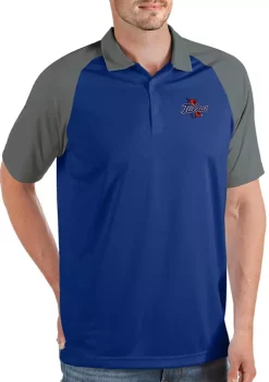 Cheap ✨ NCAA Tulsa Golden Hurricanes Mens Nova Polo by Antigua® 🎉 -Deals Antigua® Store Belk 13462