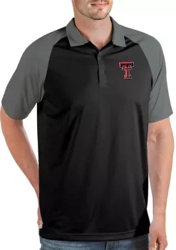 Flash Sale 👍 NCAA Texas Tech Red Raiders Mens Nova Polo by Antigua® 🔔 -Deals Antigua® Store Belk 13582