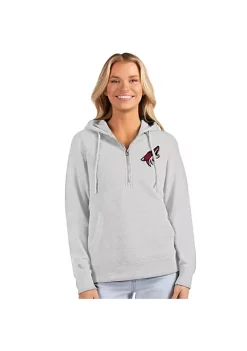 Budget 🔔 NHL Arizona Coyotes 👩 Women's Action Half Zip Hood by Antigua® ❤️