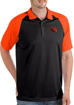 Budget ⭐ NCAA Oregon State Beavers Mens Nova Polo by Antigua® 🥰 -Deals Antigua® Store Belk 13766