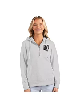 New 🎉 NHL LA Kings 👩 Women's Action Half Zip Hood by Antigua® 💯 -Deals Antigua® Store Belk 13824