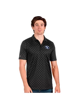 Outlet 🧨 BYU Cougars NCAA Brigham Young Cougars Mens Spark Polo by Antigua® 👏 -Deals Antigua® Store Belk 13835