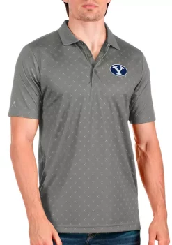 Outlet 🧨 BYU Cougars NCAA Brigham Young Cougars Mens Spark Polo by Antigua® 👏 -Deals Antigua® Store Belk 13838
