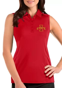 Wholesale ⌛ Women's NCAA Iowa State Cyclones Sleeveless Tribute Top by Antigua® 😀