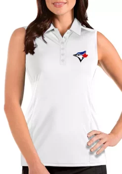 Flash Sale 🎉 Women's MLB Toronto Blue Jays Sleeveless Tribute Top by Antigua® ❤️ -Deals Antigua® Store Belk 13949