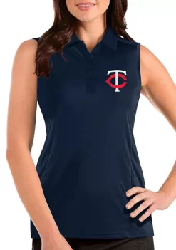 Coupon 🎁 Women's MLB Minnesota Twins Sleeveless Tribute Top by Antigua® 🔥