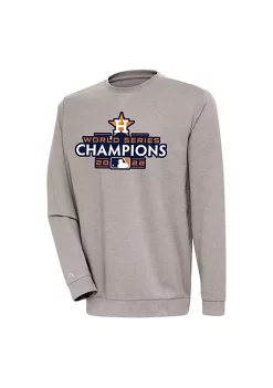Deals 🔔 MLB Houston Astros World Series Champs 2022 Men's Reward Crew FF by Antigua® 🧨