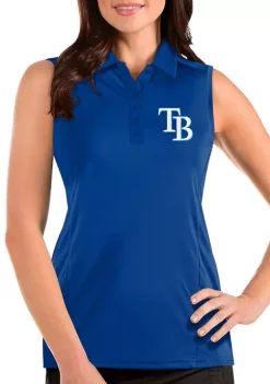 Wholesale 👏 Women's MLB Tampa Bay Rays Sleeveless Tribute Top by Antigua® 🌟 -Deals Antigua® Store Belk 14001
