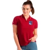 Cheap 🧨 NHL New York Rangers 👩 Women's Affluent Polo by Antigua® 🔔