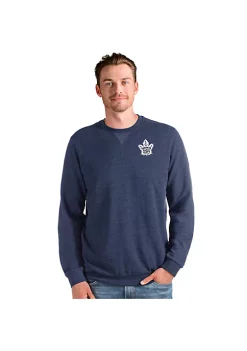 Flash Sale 😀 NHL Toronto Maple Leafs Men's Reward Crew by Antigua® ✔️ -Deals Antigua® Store Belk 14068