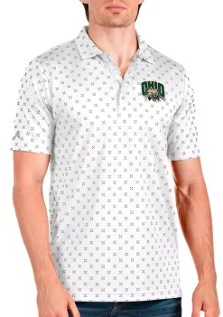 Best Pirce 🛒 NCAA Ohio Bobcats Mens Spark Polo by Antigua® ✔️ -Deals Antigua® Store Belk 14267