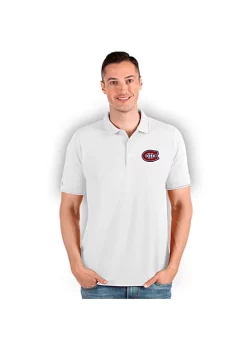 Outlet ⌛ NHL Montreal Canadiens Men's Affluent Polo by Antigua® 🔔