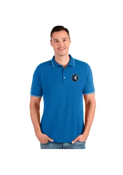 Outlet 👏 NBA Minnesota Timberwolves Men's Affluent Polo by Antigua® ⭐ -Deals Antigua® Store Belk 14300