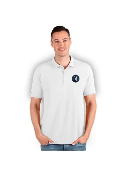 Outlet 👏 NBA Minnesota Timberwolves Men's Affluent Polo by Antigua® ⭐ -Deals Antigua® Store Belk 14301